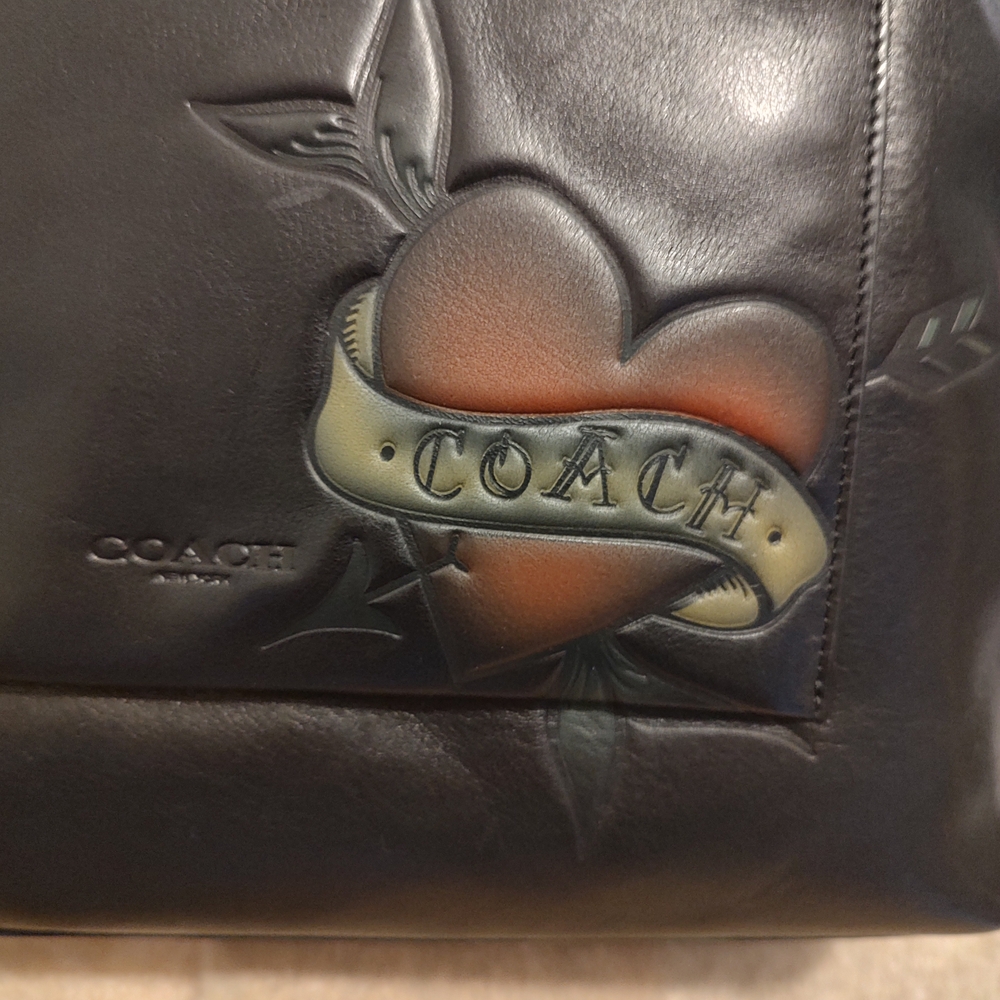 SOLD** Coach Metropolitan Soft Tote 25978 Black Leather NWT - Picture 8 of 12